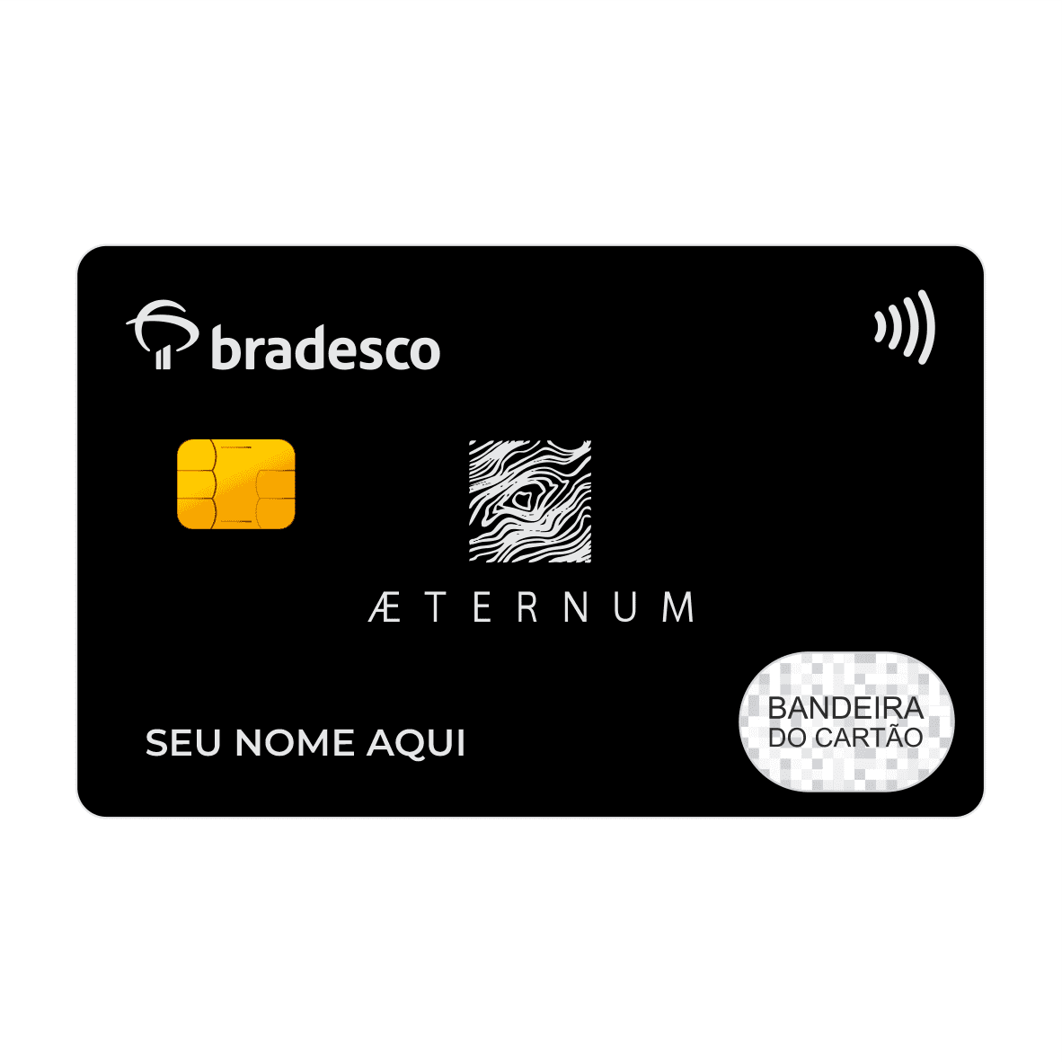 WONDCARD - Cartão De Metal - Bradesco Aeternum WONDCARD - Cartão De Metal - Bradesco Aeternum